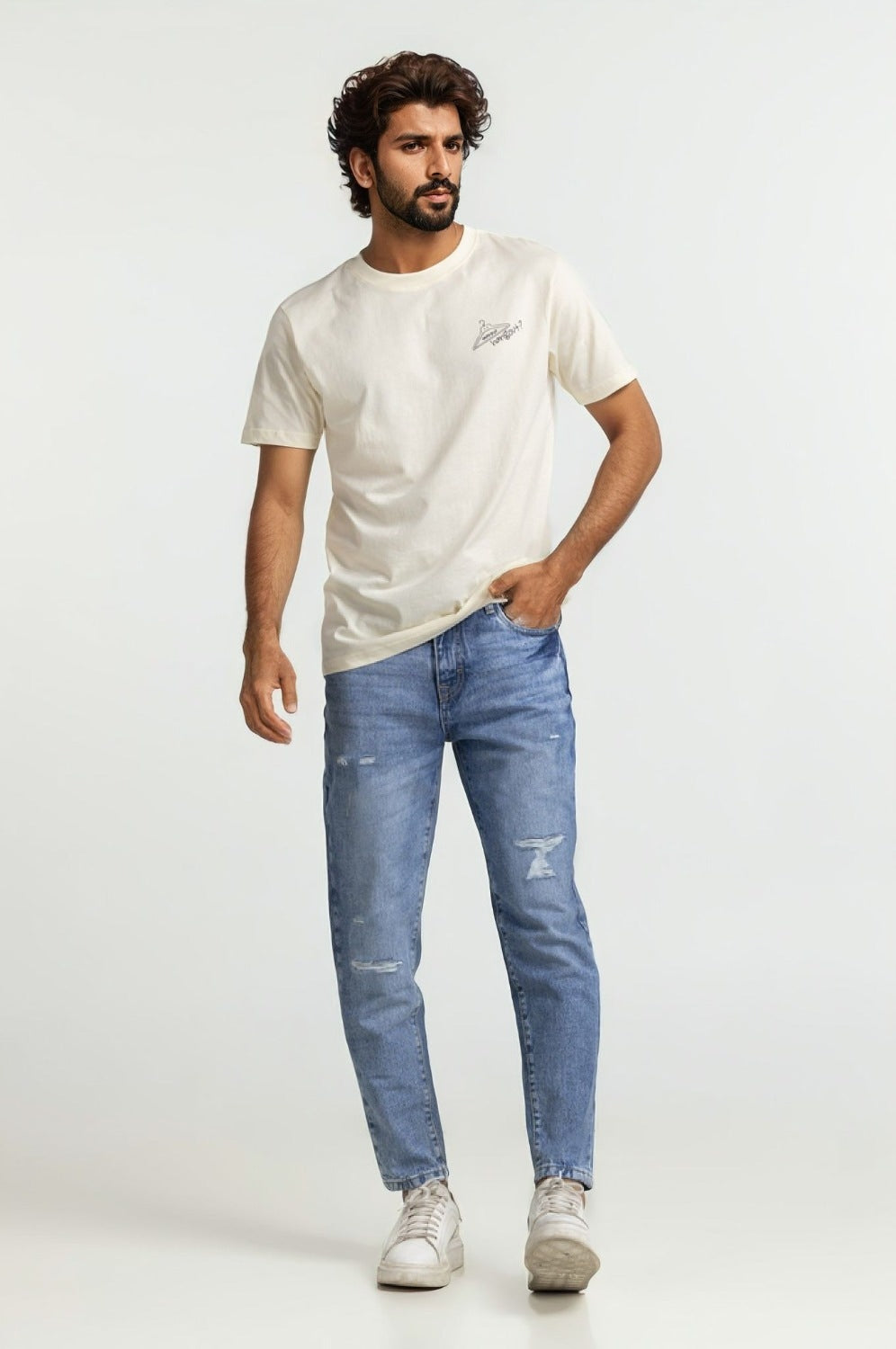 Off White Graphic Tee TS-CNSJ24-238