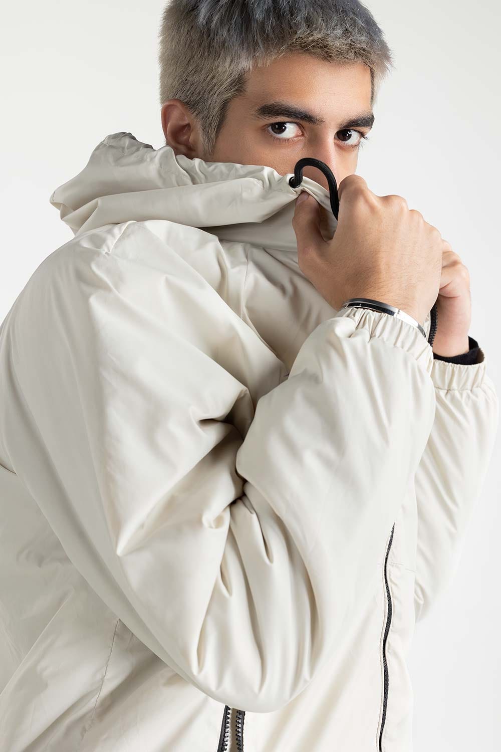 Off White Hooded Jacket 224-110-049