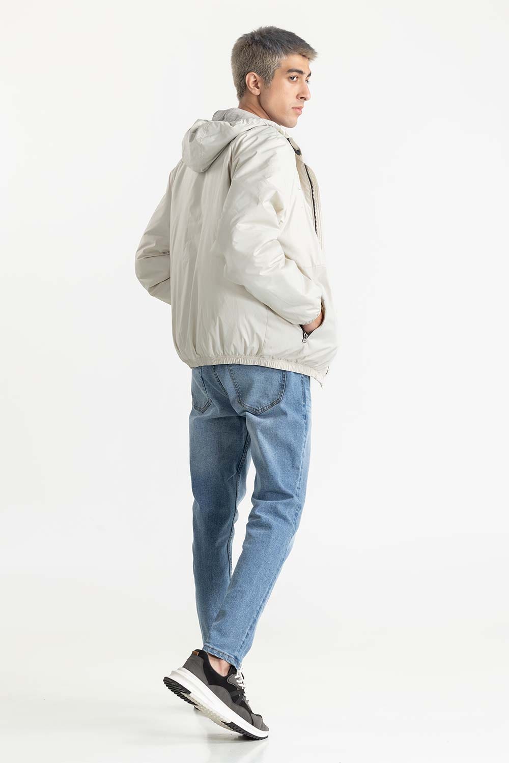 Off White Hooded Jacket 224-110-049