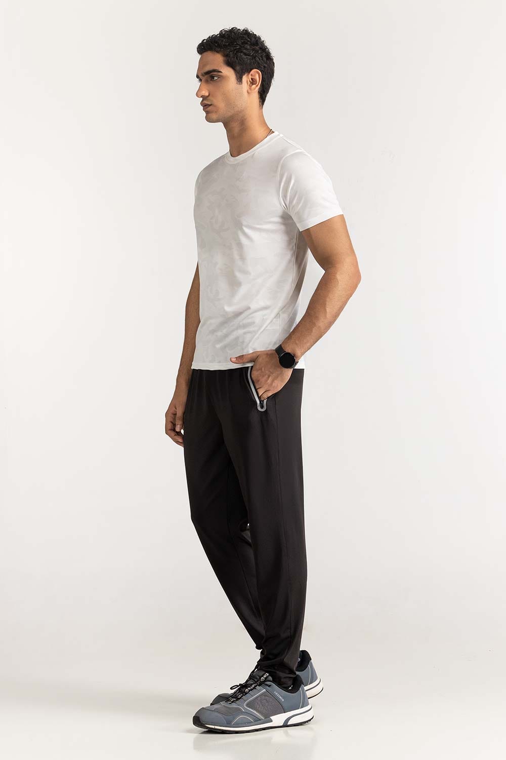 Off White Textured Tee AW-TS24-002