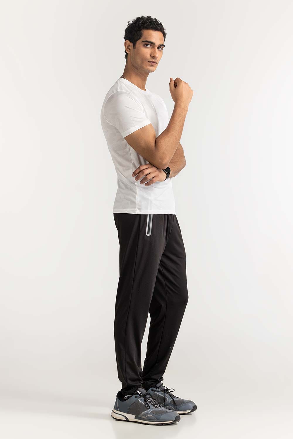 Off White Textured Tee AW-TS24-002