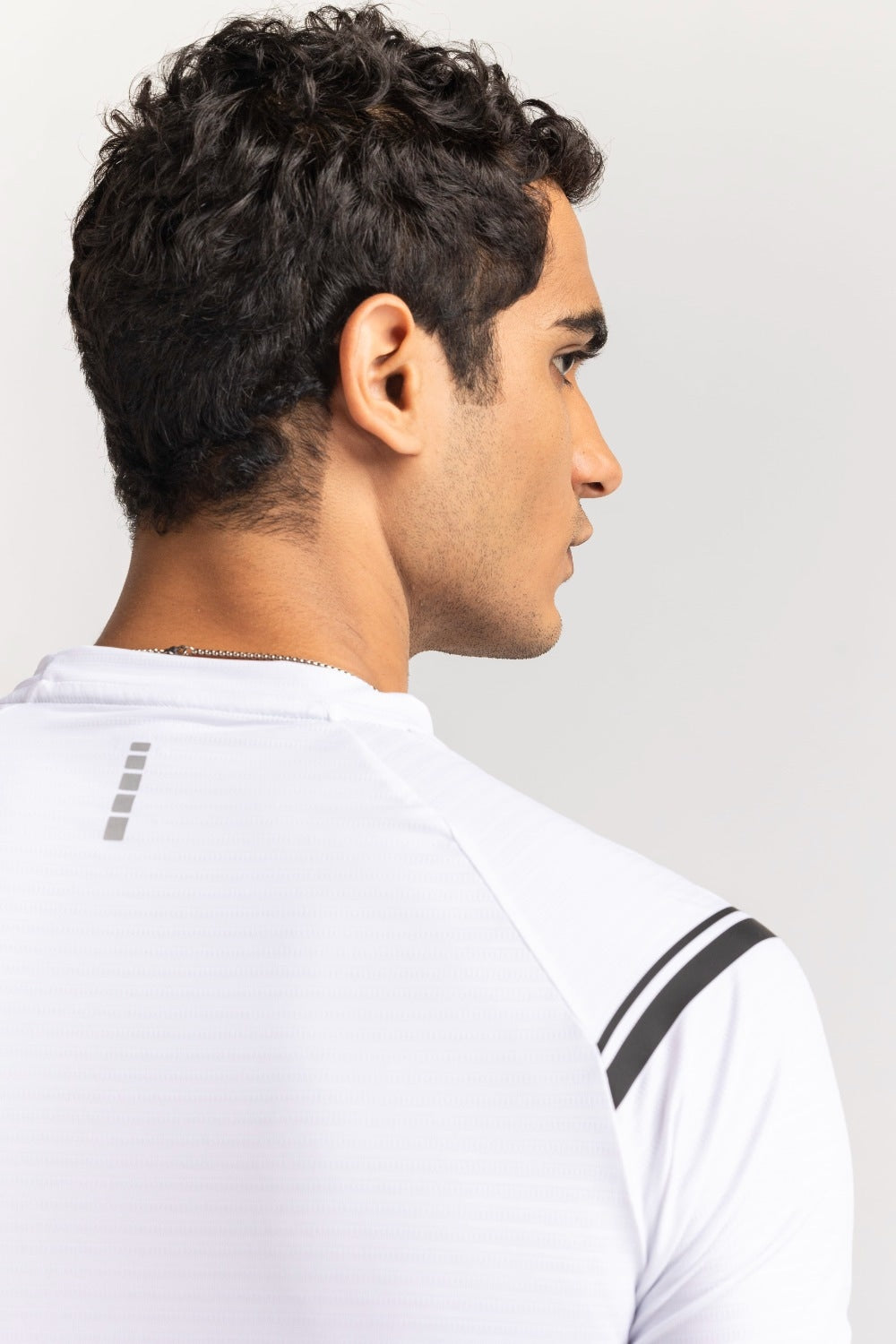 Off White Textured Tee AW-TS24-010