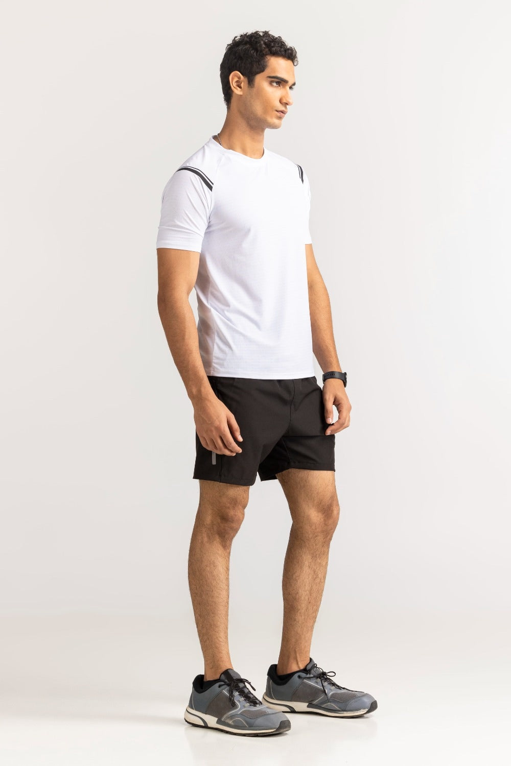 Off White Textured Tee AW-TS24-010