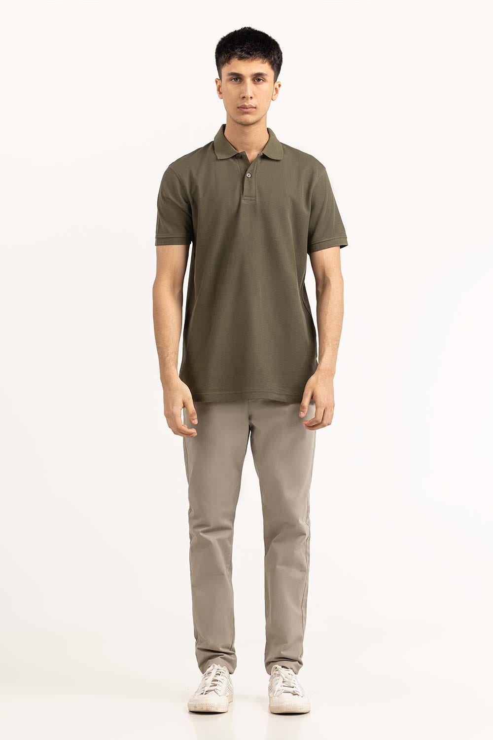 Olive Basic Polo PS-SIGPK23-226