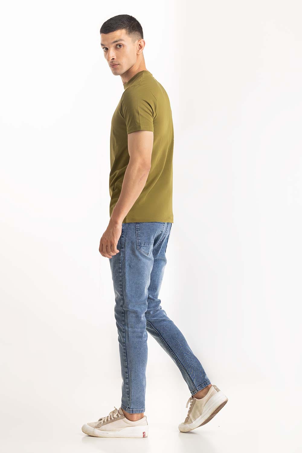 Olive Basic Tee TS-CNSJ23-200
