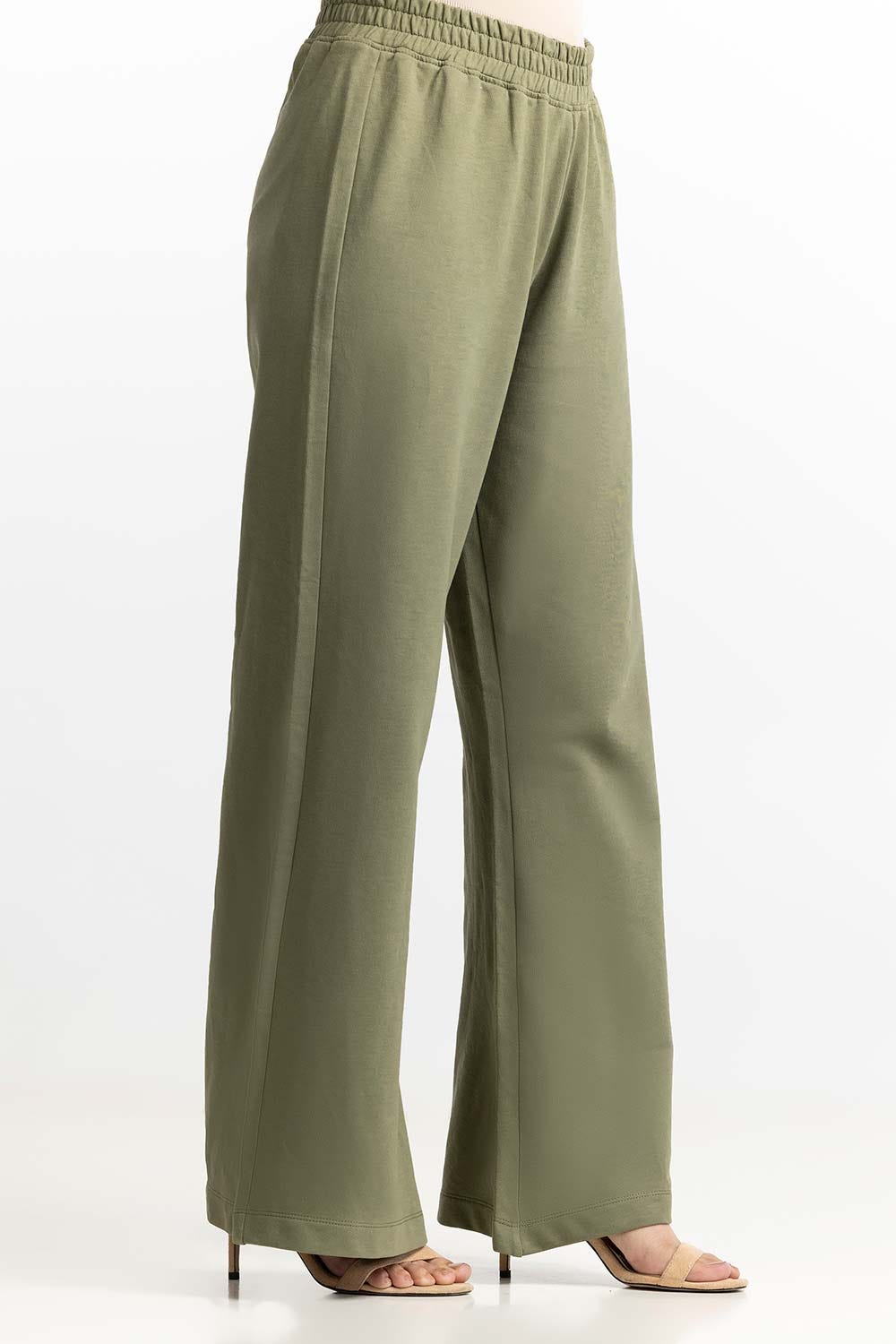 Olive Basic Trouser WM-TRKN-SS24-002