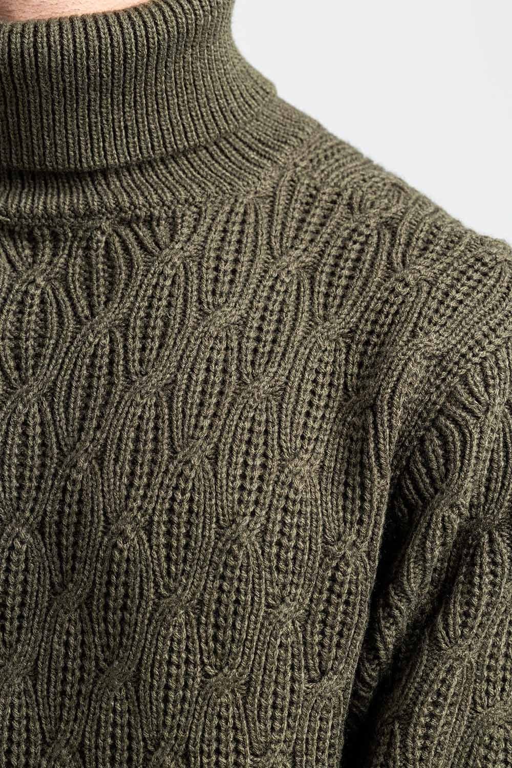 Olive Fashion Sweater FS-SWT-ACR-FD-431-01