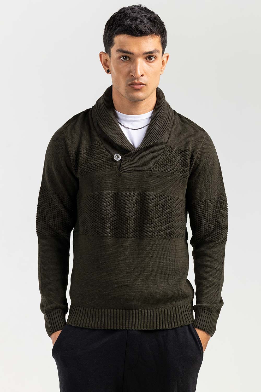 Olive Fashion Sweater FS-SWT-FD-364-01