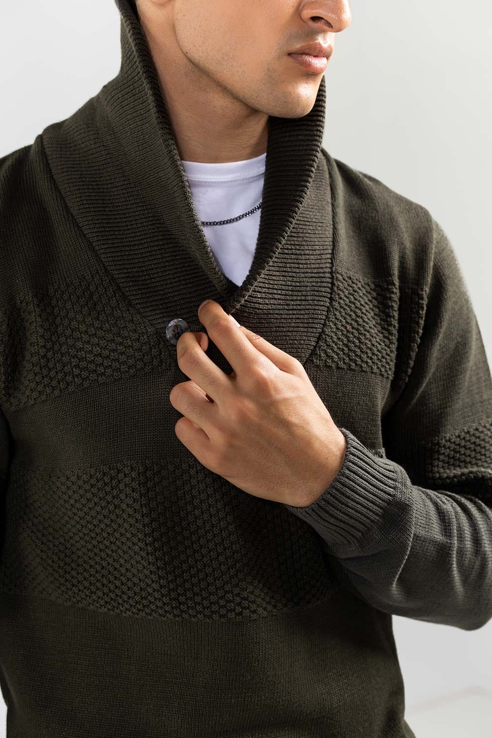 Olive Fashion Sweater FS-SWT-FD-364-01