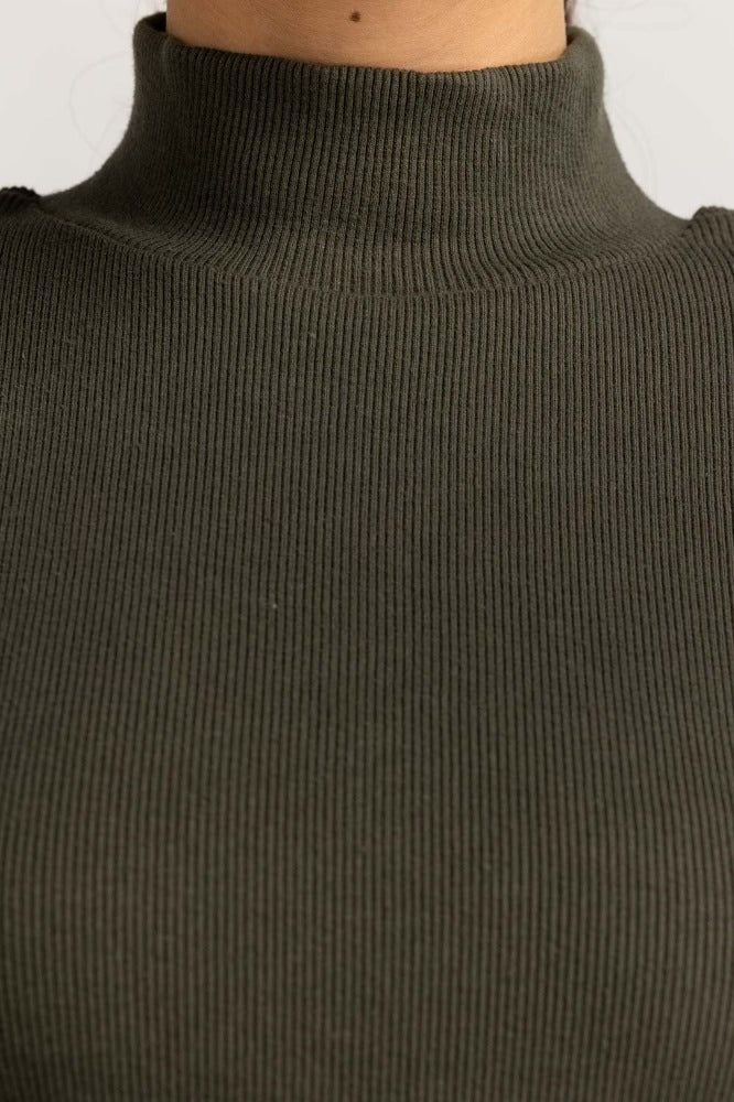Olive Green Basic Top WM-KTP-WS23-204