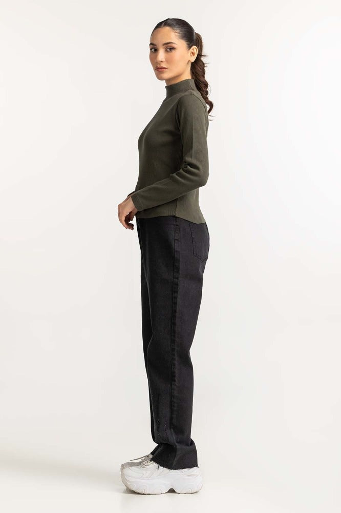 Olive Green Basic Top WM-KTP-WS23-204