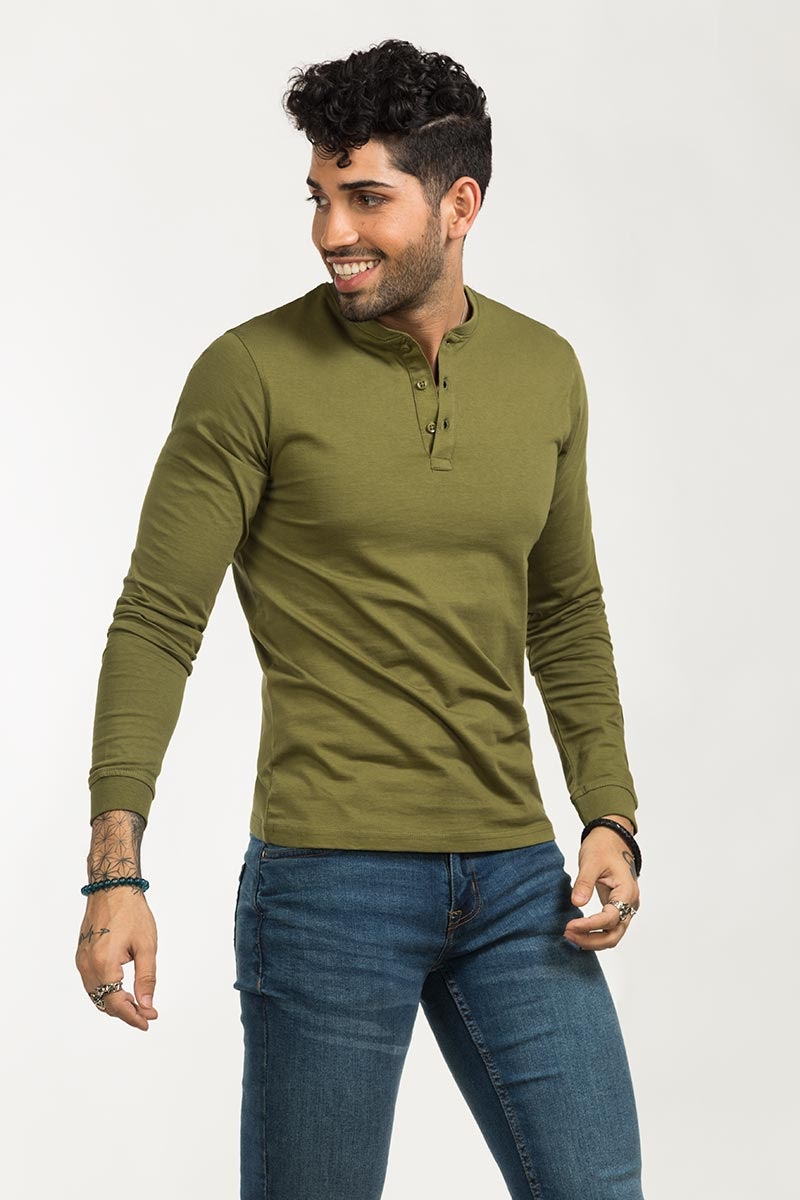 Olive Tee FS-HEN-SIG-D16-01