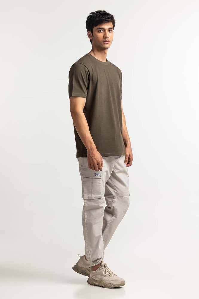 Olive Pique Tee TS-CNPK24-069