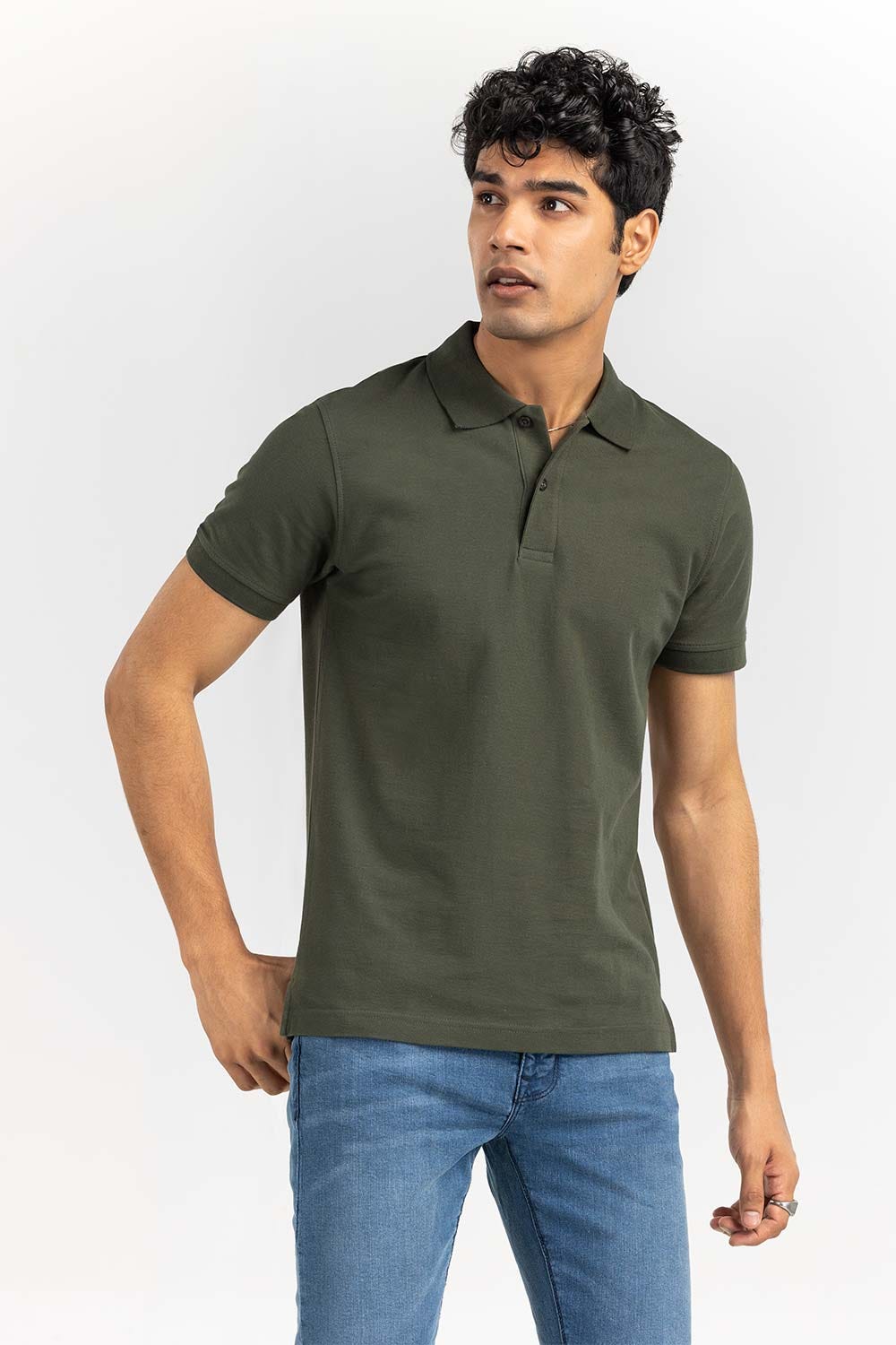 Olive Signature Polo PKP-SB-137