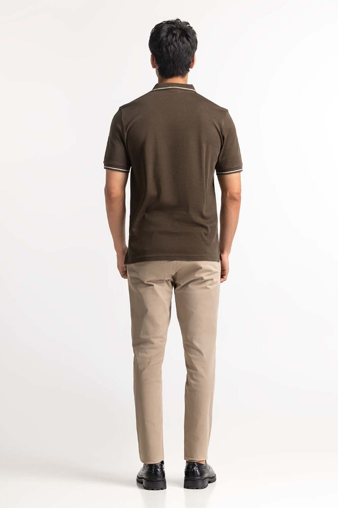 Olive Tipped Polo PS-FSHN24-044