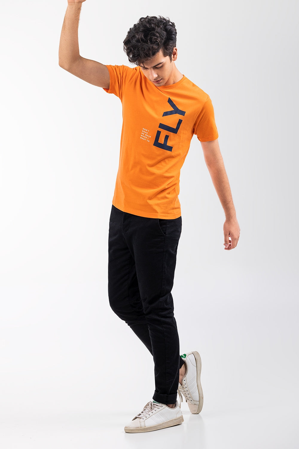 Orange Graphic Tee JGP-URB-D247-01
