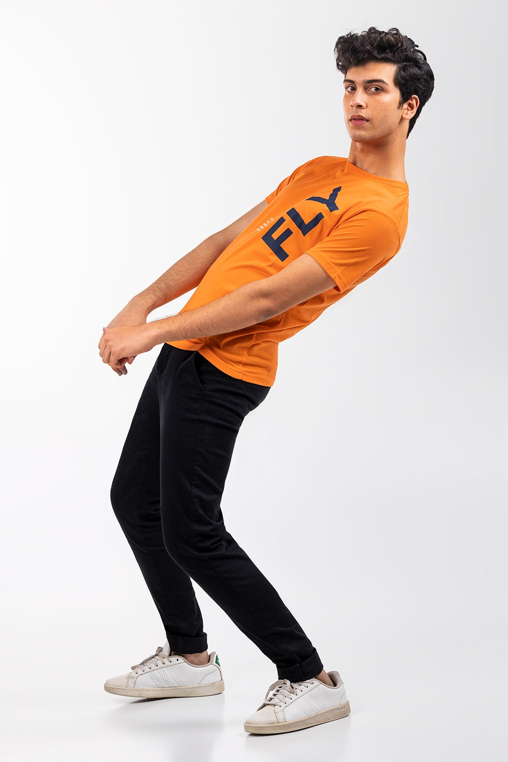 Orange Graphic Tee JGP-URB-D247-01