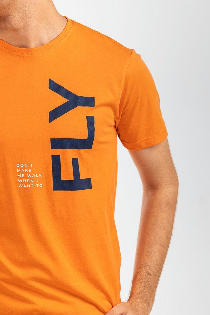 Orange Graphic Tee JGP-URB-D247-01