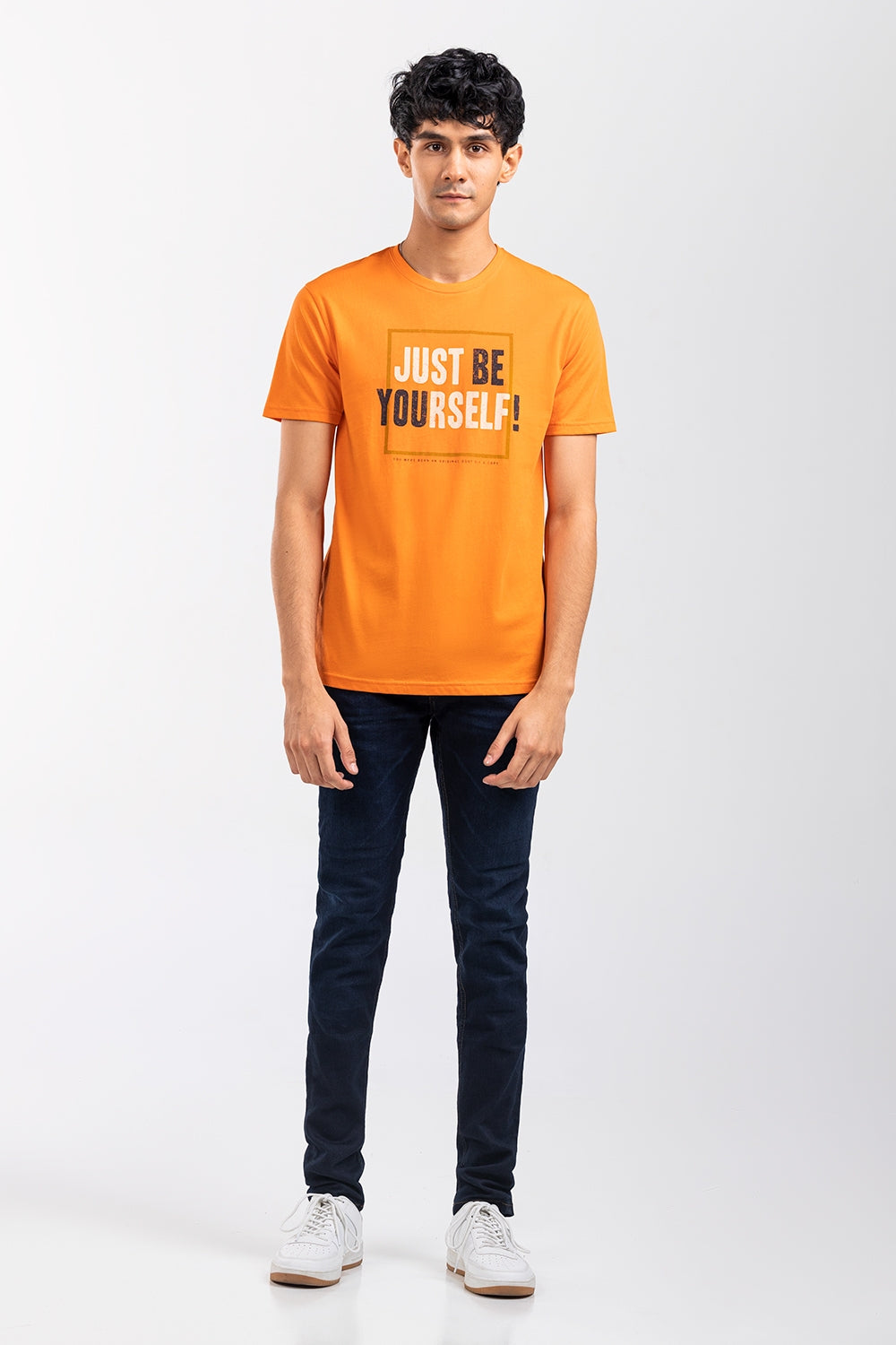 Orange Graphic Tee JGP-URB-D256-01