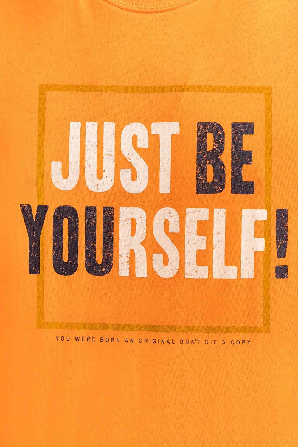 Orange Graphic Tee JGP-URB-D256-01