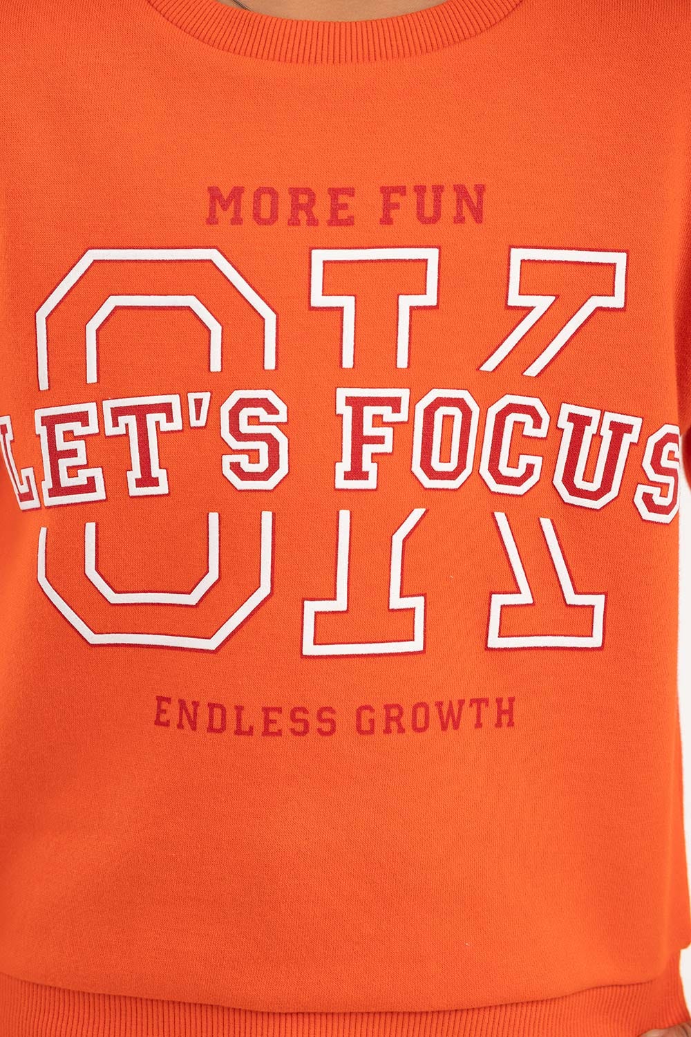 Toddler Boy Orange Sweatshirt 224-512-010