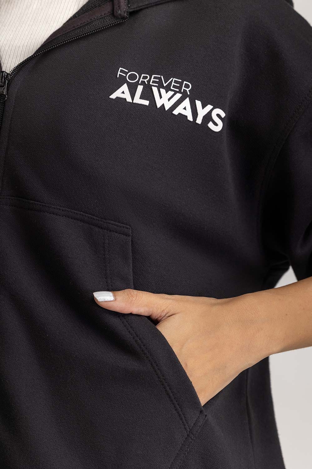 Oversized Zipper Sweatshirt WM-HDZ-WS24-032