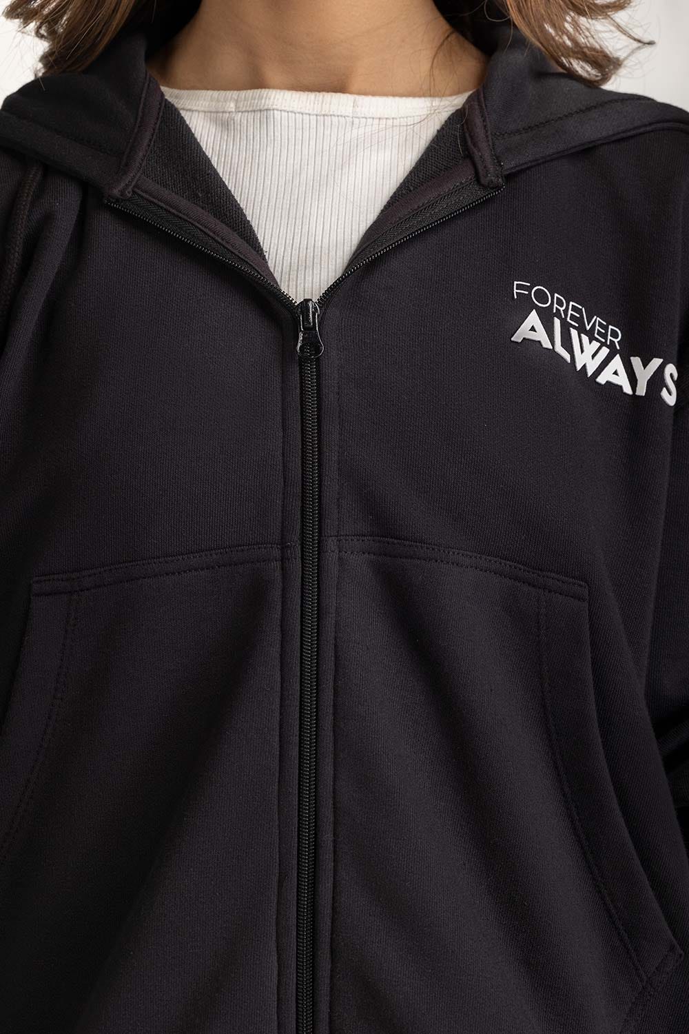 Oversized Zipper Sweatshirt WM-HDZ-WS24-032