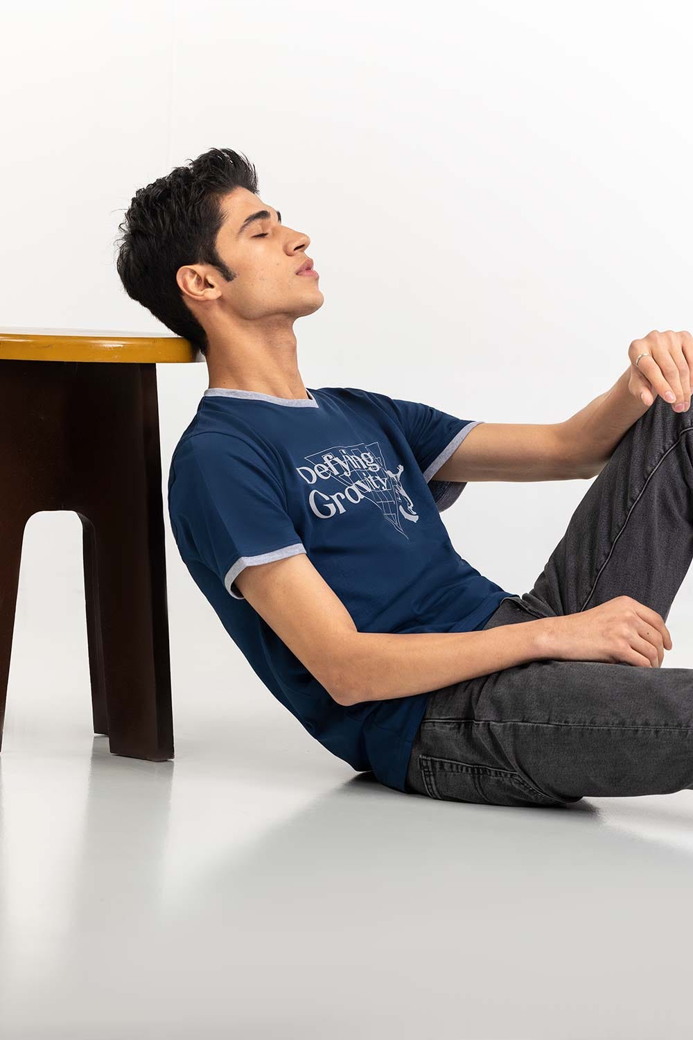 Oxford Blue Fashion T-shirt JGP-D298