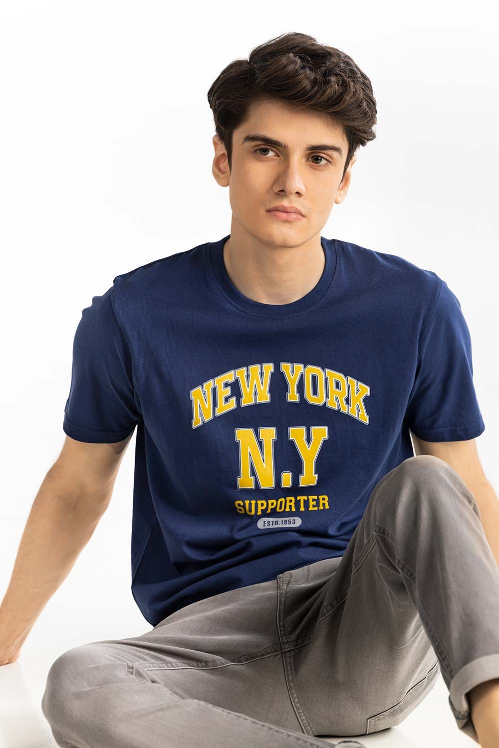 Oxford Blue Fashion T-shirt JGP-D318