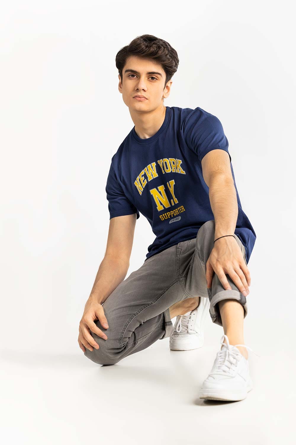 Oxford Blue Fashion T-shirt JGP-D318