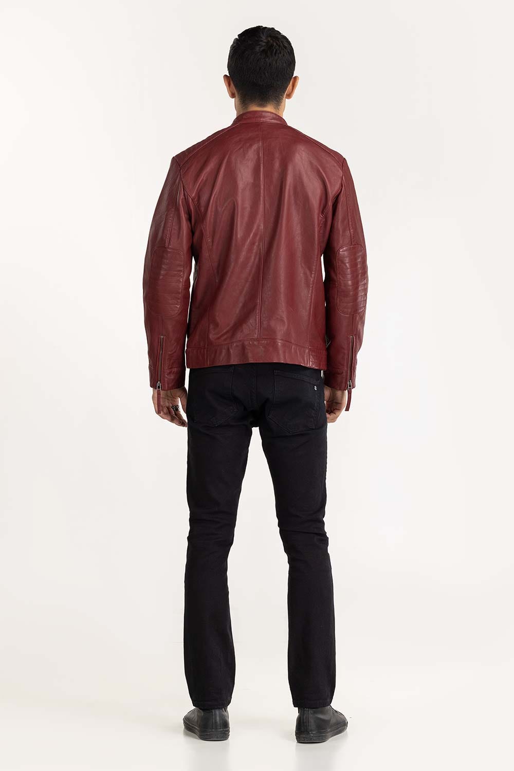Oxred Leather Moto Racer Jacket JKT-LTH22-053