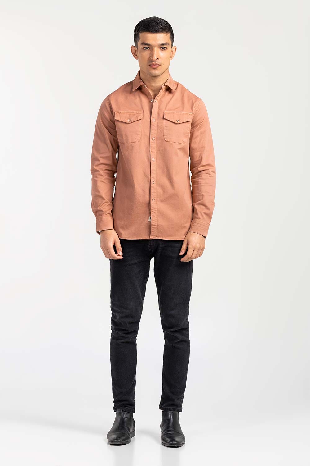 Peach Casual Shirt M-GD-S-004 CS