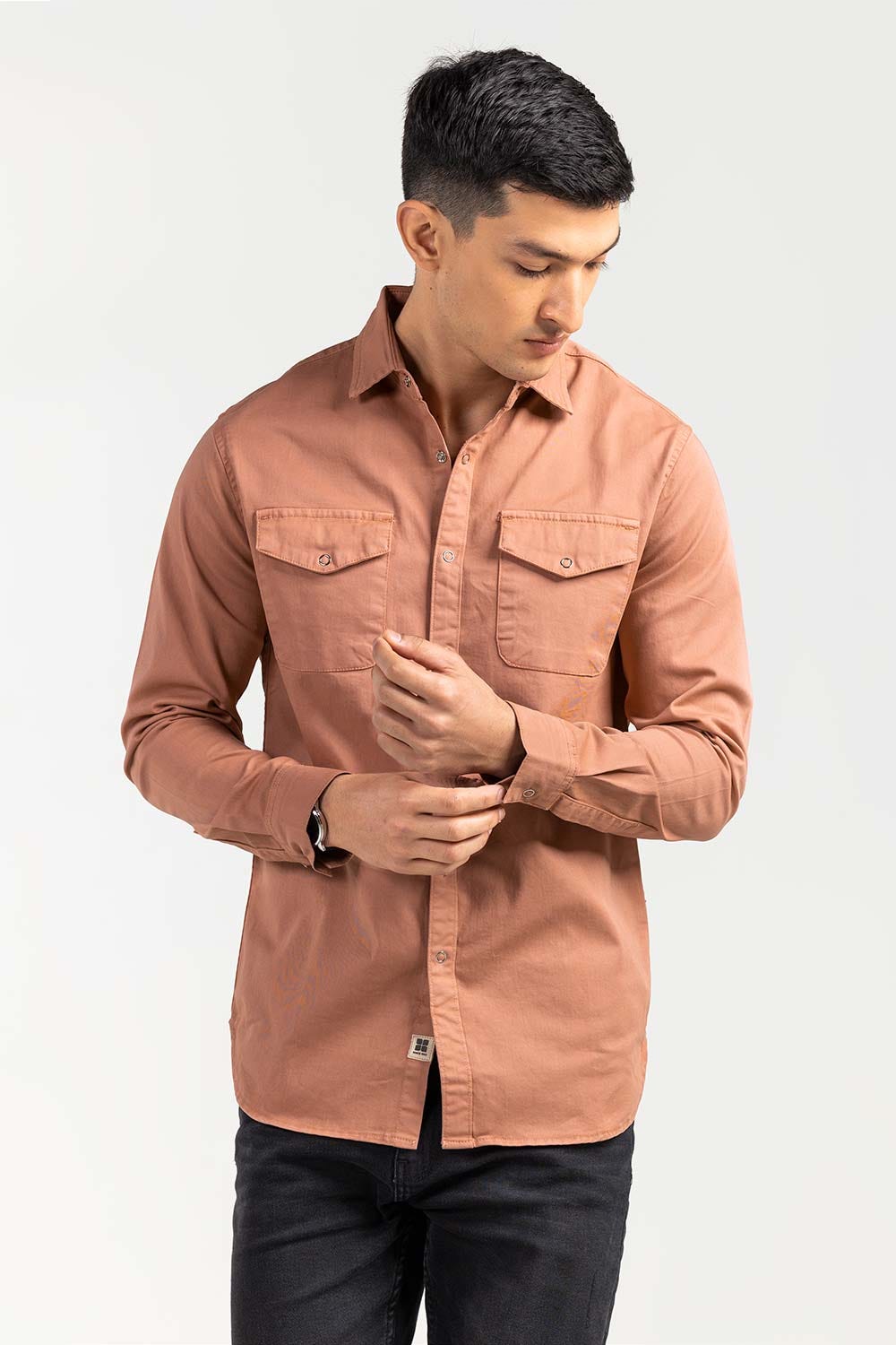 Peach Casual Shirt M-GD-S-004 CS