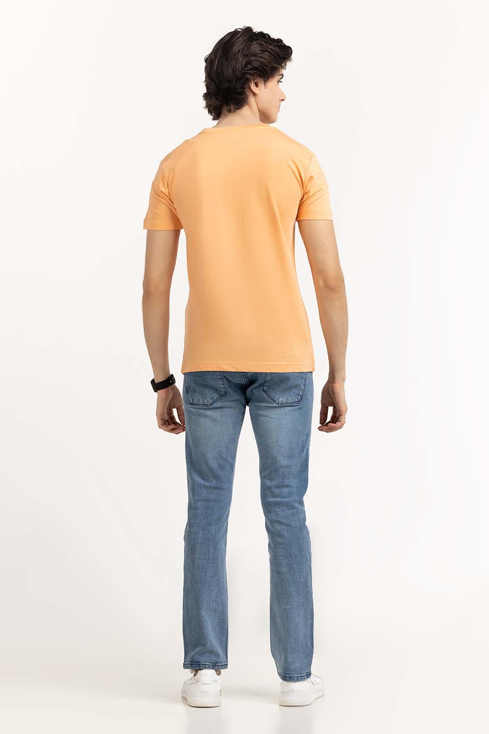 Peach Graphic Tee TS-CNSJ23-130