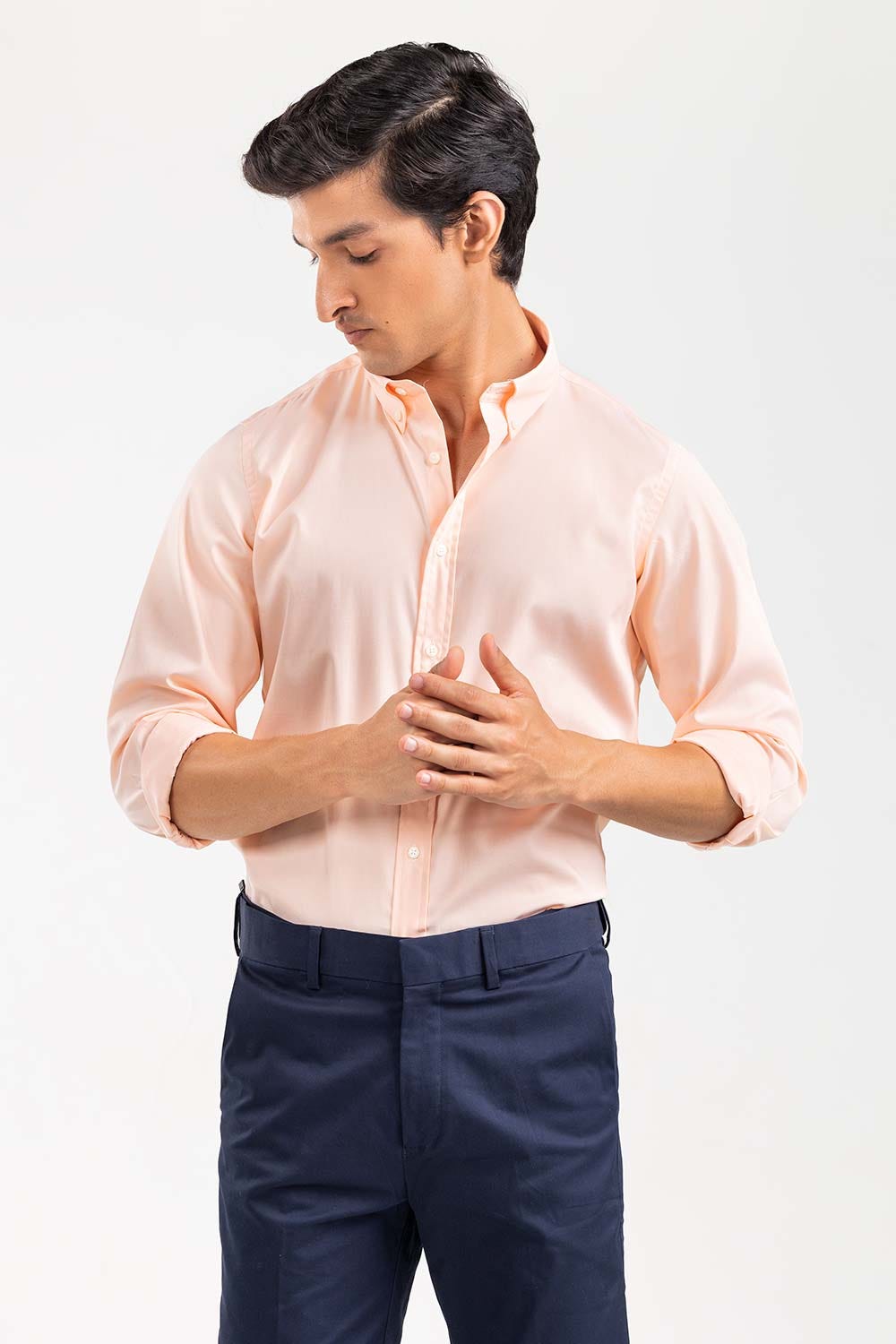 Peach Smart Casual Shirt CM-YD-2907 SC