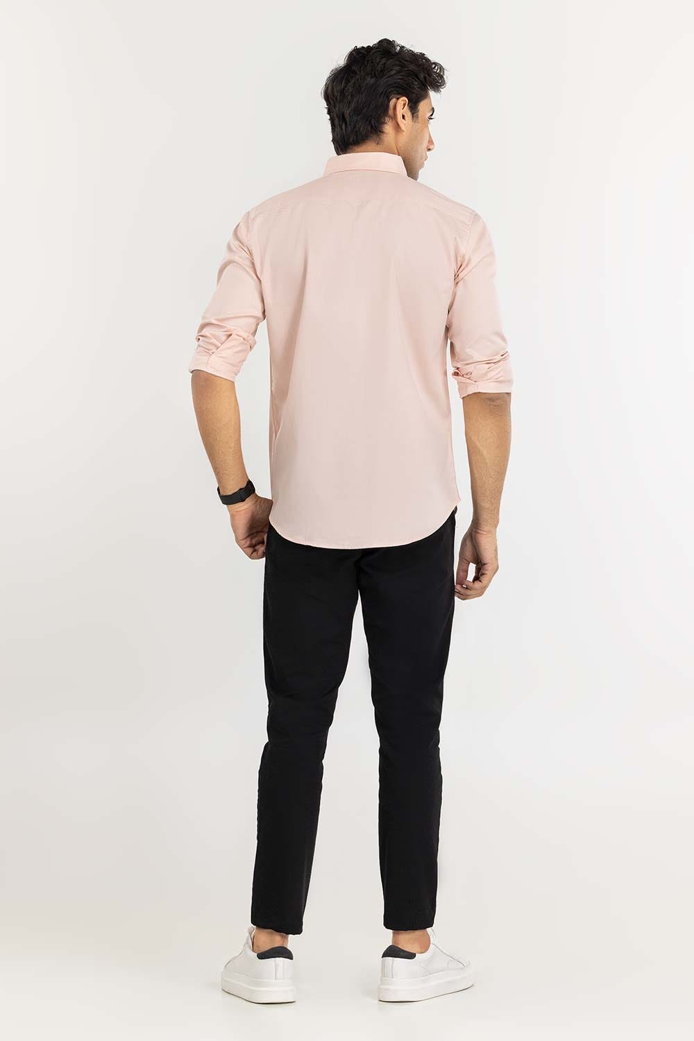 Peach Solid Casual Shirt CS-PD22-011