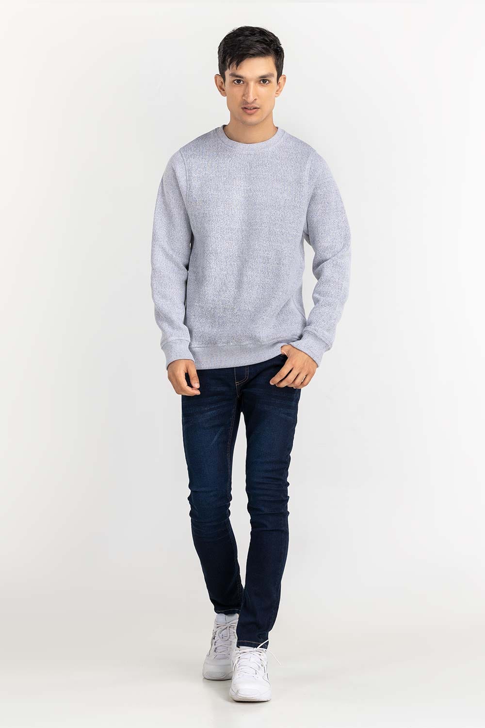 Pepper Basic Knitted Sweat Shirt SWS-B22-087