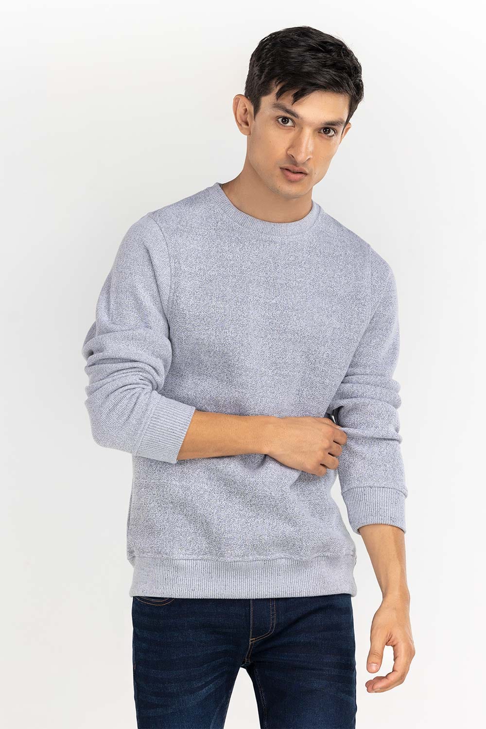 Pepper Basic Knitted Sweat Shirt SWS-B22-087