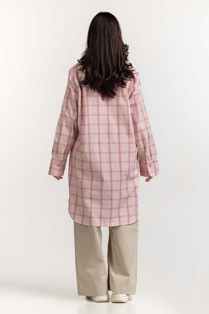 Pink Basic Dress  WM-BLS23-001