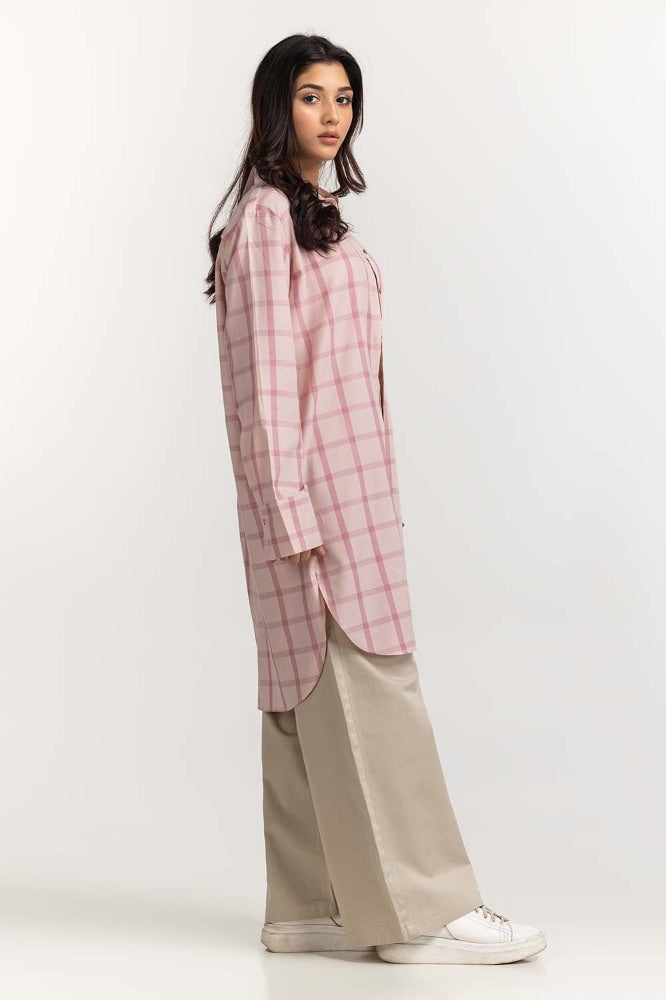 Pink Basic Dress  WM-BLS23-001