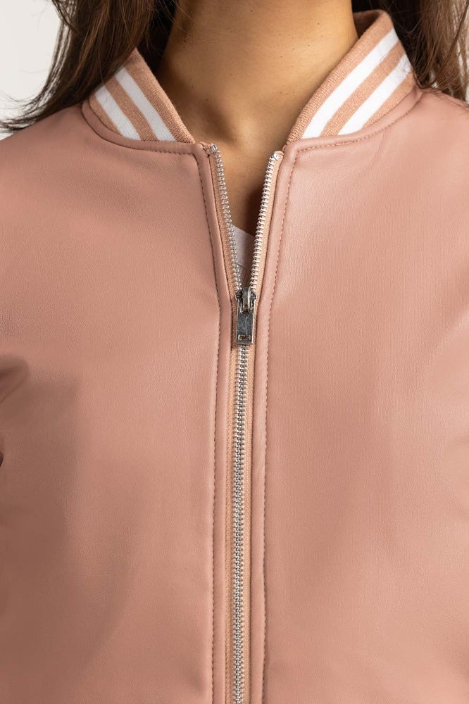 Pink Basic Jacket WM-JKT-WS23-059