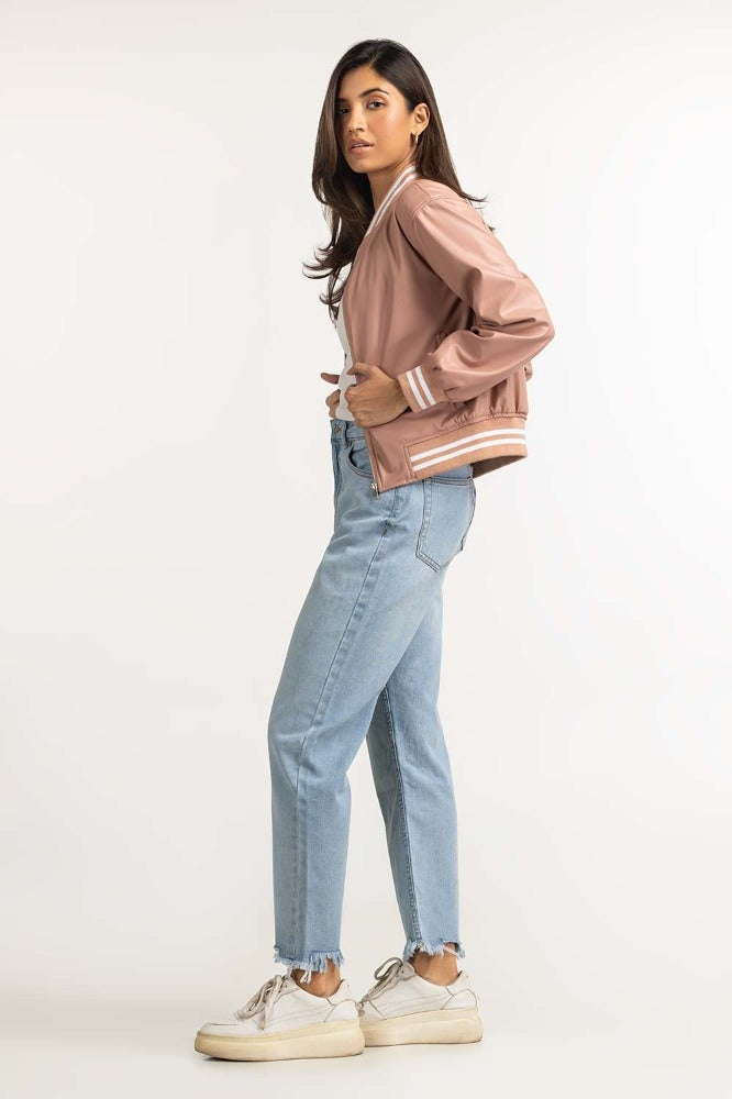 Pink Basic Jacket WM-JKT-WS23-059