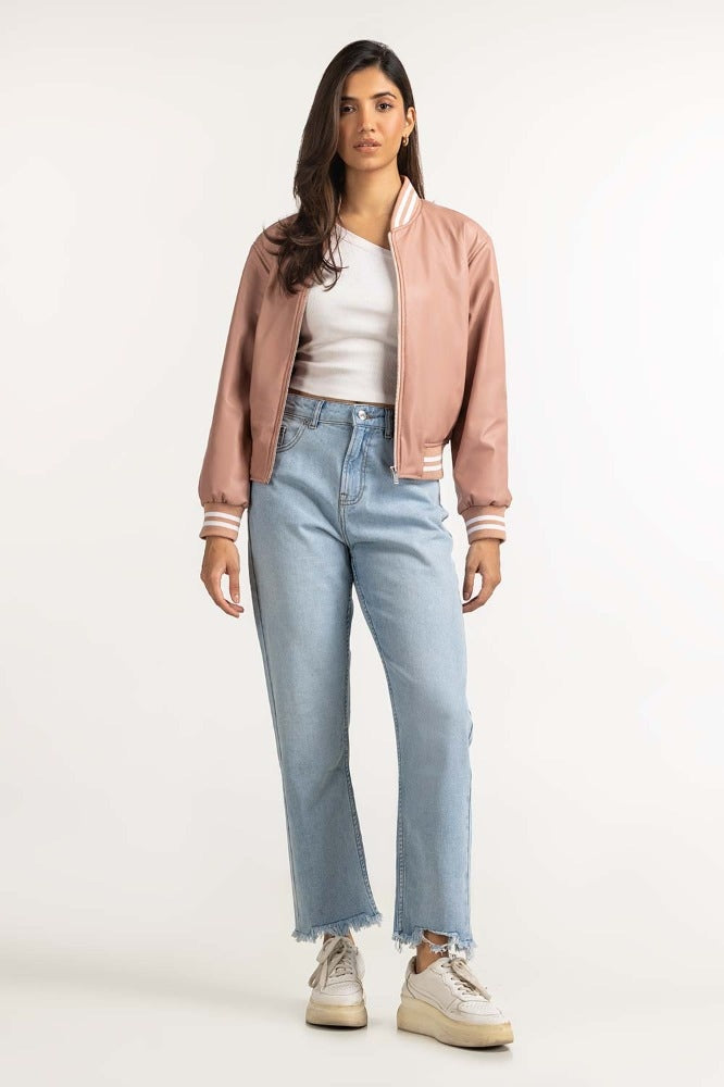 Pink Basic Jacket WM-JKT-WS23-059