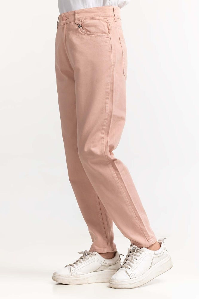 Pink Basic Non Denim Jeans WM-NDJ-SS24-001