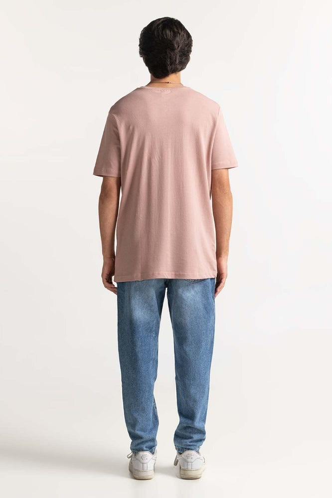 Pink Basic Pique Tee TS-CNPK24-063