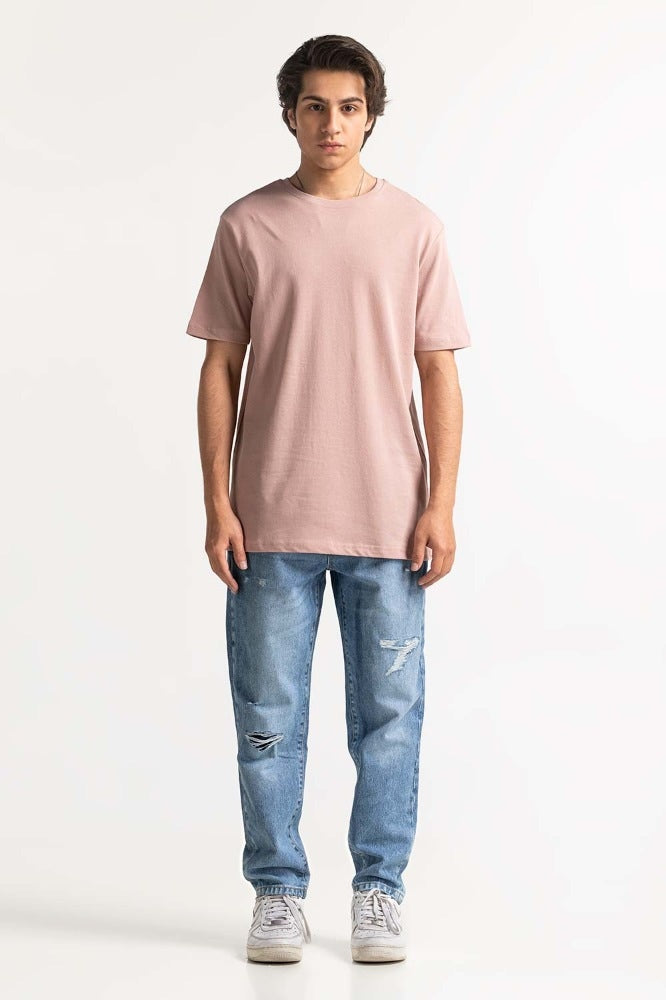 Pink Basic Pique Tee TS-CNPK24-063