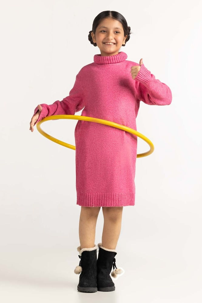 Pink Basic Sweater JG-SWT-WS23-025