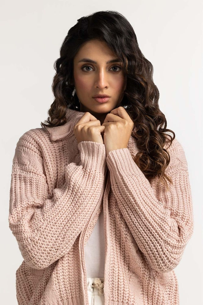 Pink Basic Sweater WM-SWT-WS23-093