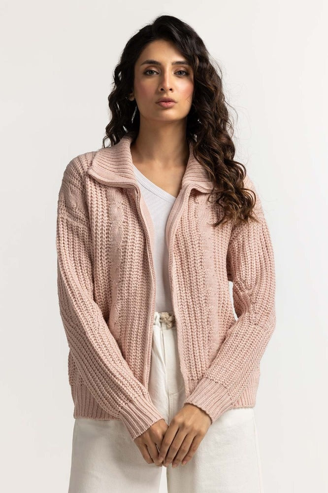 Pink Basic Sweater WM-SWT-WS23-093