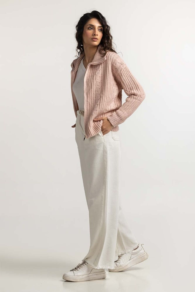 Pink Basic Sweater WM-SWT-WS23-093